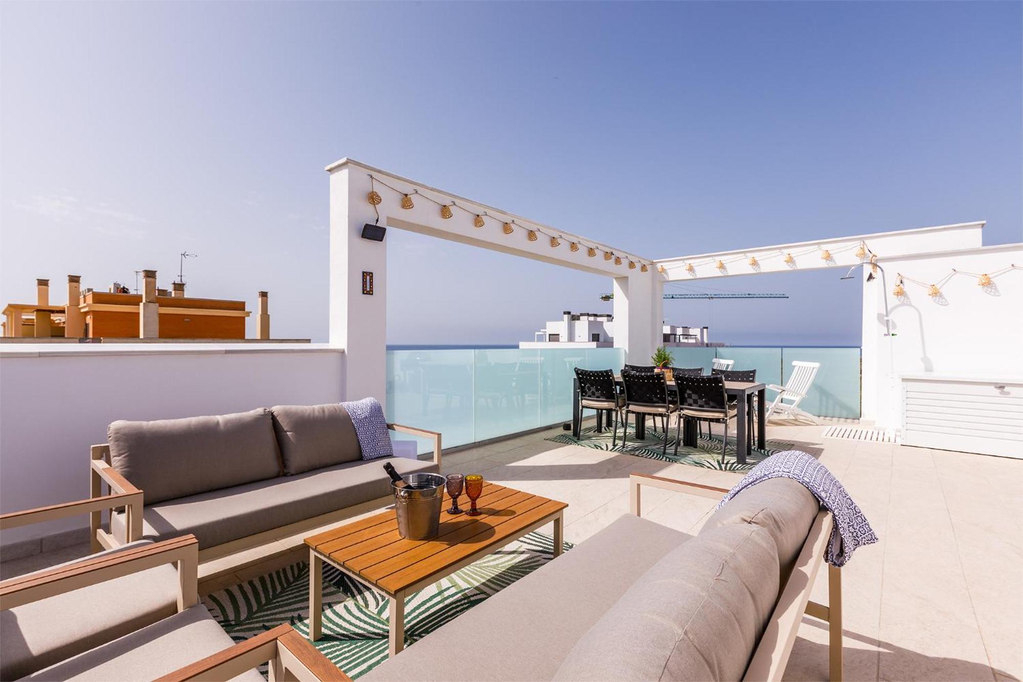 A&N Atico Vista Al Mar Apartment Torre Del Mar Bagian luar foto