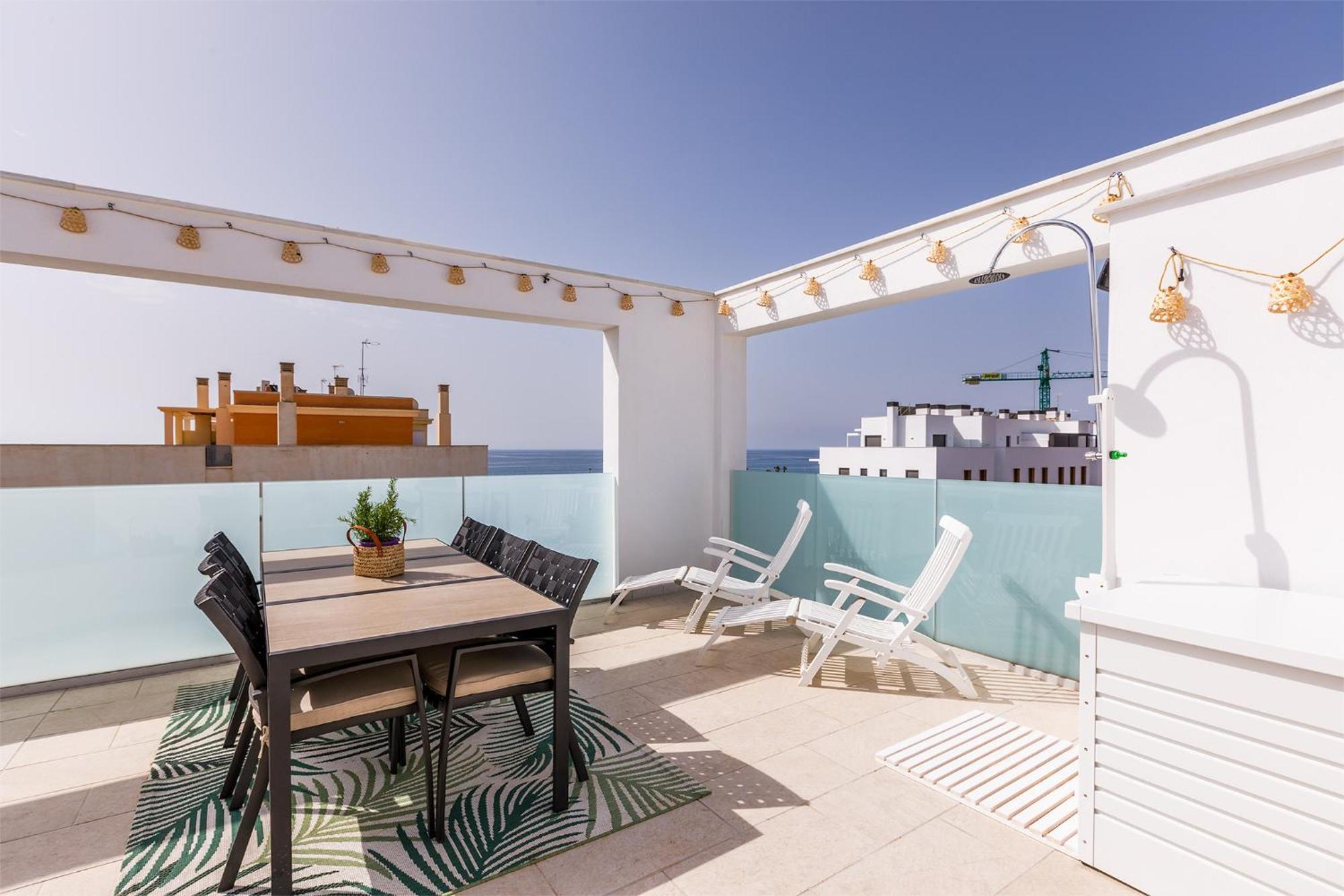 A&N Atico Vista Al Mar Apartment Torre Del Mar Bagian luar foto