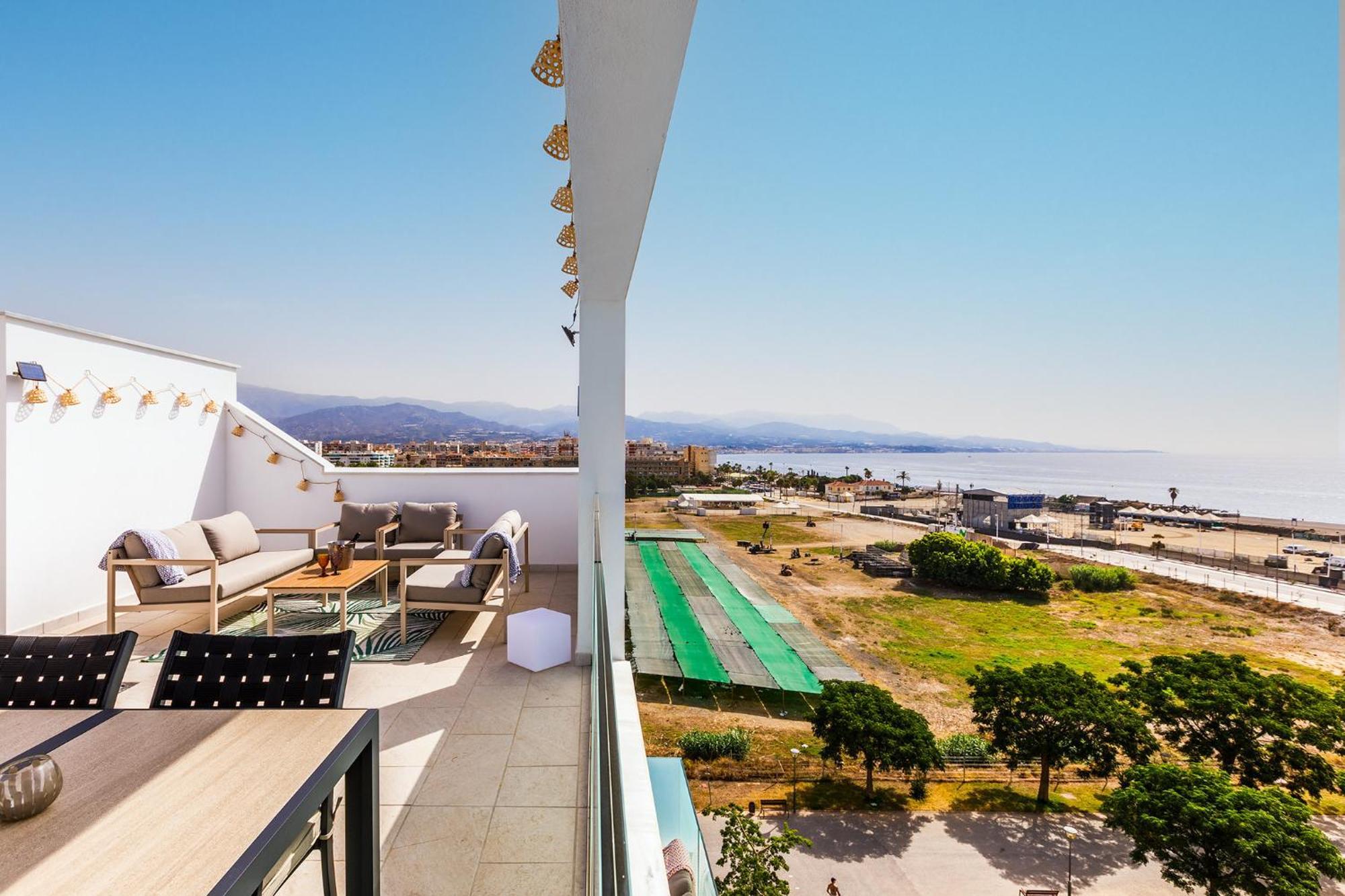 A&N Atico Vista Al Mar Apartment Torre Del Mar Bagian luar foto