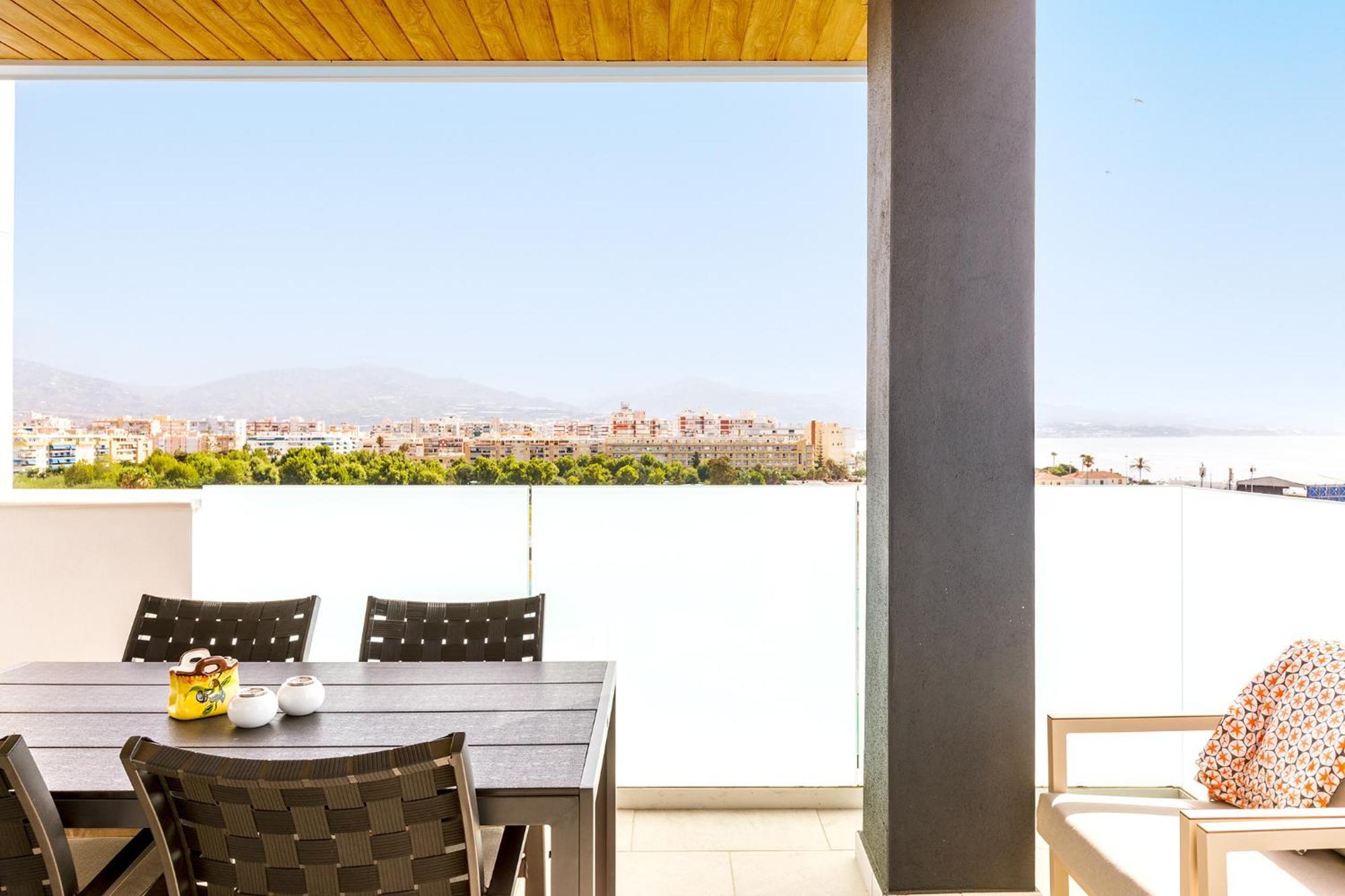 A&N Atico Vista Al Mar Apartment Torre Del Mar Bagian luar foto